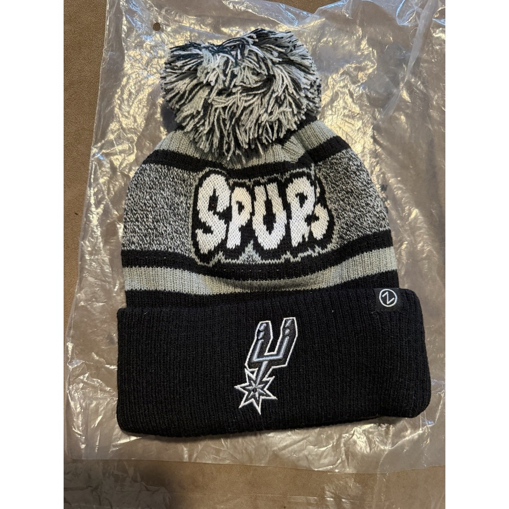 San Antonio Spurs Beanie  Hat Cap NWT One Size